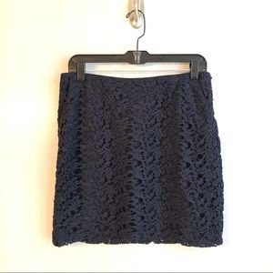 🔴🌟NEW🌟Banana Republic skirt lined/navy